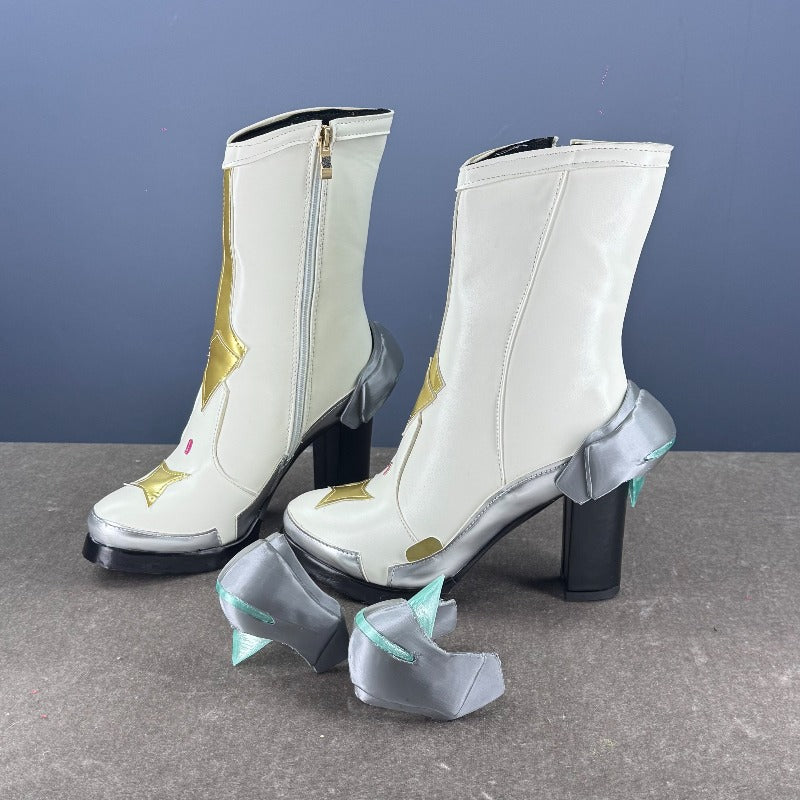 Azuiblc　鳴潮　エイメス　パンプス　シューズ　コスプレ道具　ロングブーツ　9cm　7cm　ブーツ　シューズ