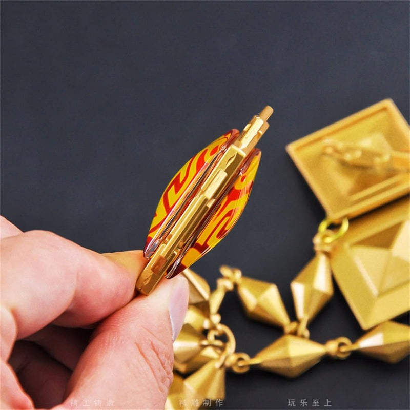 azuiblc 原神　 スカラマシュ 放浪者 神の目 　キーホルダー風 散兵 グッズ 合金 キーチェーン 観賞用 コスプレ 道具 小物 おしゃれ 人気 誕生日プレゼント ミニチュア インテリアAzd21 - Azuiblc