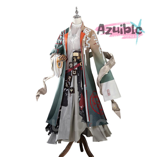 Azuiblc　アークナイツ ジエ コスプレ衣装　2026年限定衣装　イベント　角付　ハロウィン舞台対応　