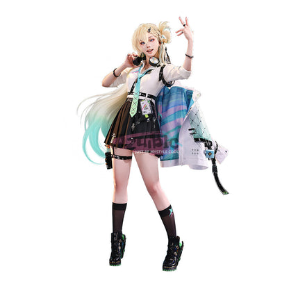 Azuiblc　鳴潮　リンネー　コスプレ　 Lynae　Wuthering Waves　金属パーツ　イヤホーン道具　ハロウィン