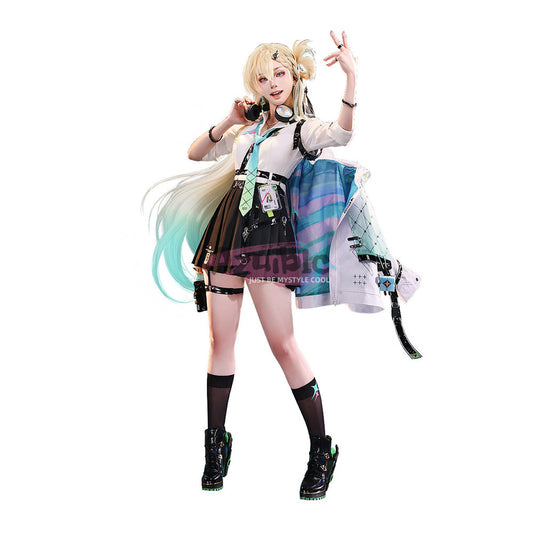 Azuiblc　鳴潮　リンネー　コスプレ　 Lynae　Wuthering Waves　金属パーツ　イヤホーン道具　ハロウィン