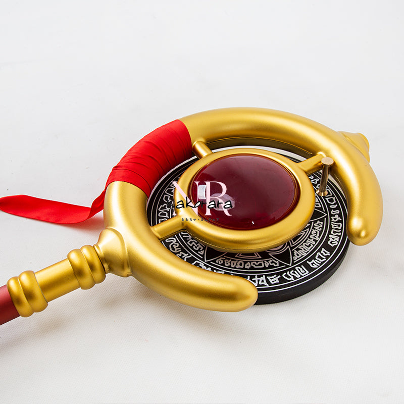 Azuiblc 葬送のフリーレン 法杖　1：1レプリカ　合金製　武器レプリカ　2.65Kg　151cm　本格　アクセサリー　コスプレ道具　魔法道具　武器 - Azuiblc