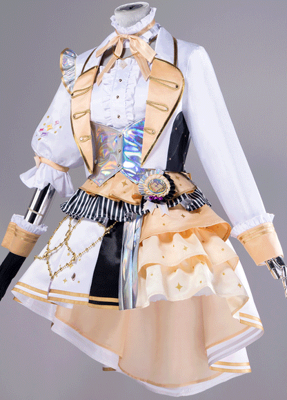 Azuiblc プロセカ 東雲絵名 コスプレ 衣装　2025年　感謝祭　ドレス　ワンピース　可愛い　ピンク　舞台服　コスチューム - Azuiblc