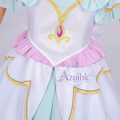 Azuiblc 名探偵プリキュア 森亜るるか 光Ver. コスプレ衣装｜プリント簡易版