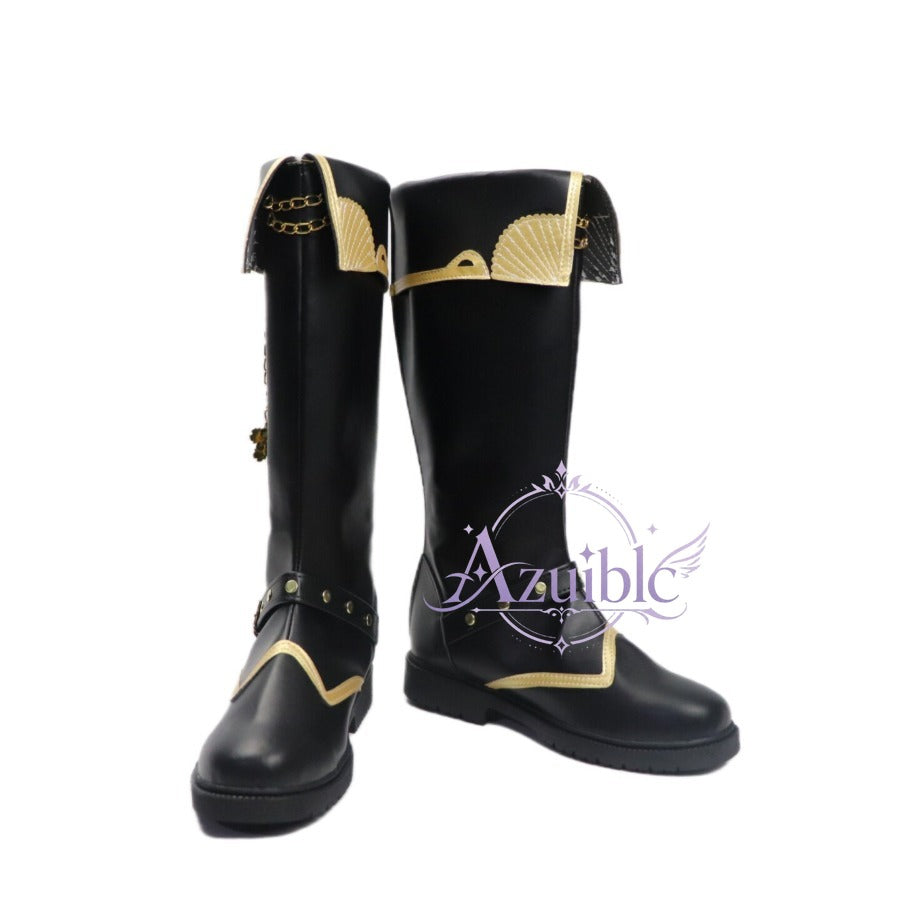 Azuiblc ツイステ レオナ・キングスカラー Leona Kingscholar コスプレ靴｜大きいサイズ・厚底・ハロウィン対応