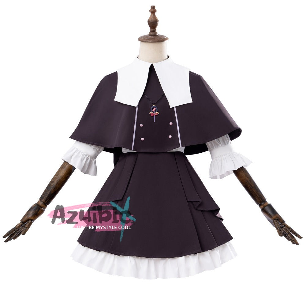 Azuiblc　名探偵プリキュア！ たんプリ  森亜 るるか 　コスプレ　キュアアルカナ・シャドウ コスプレ衣装　ワンピース　日常服