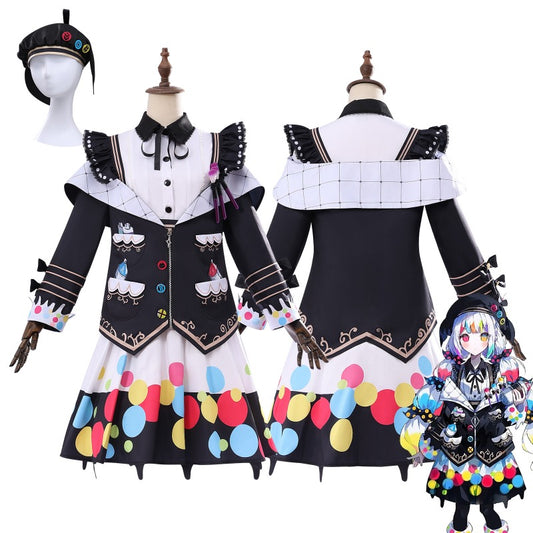 Azuiblc 魔法少女ノ魔女裁判 城ケ崎 ノア 　コスプレ衣装 仮装　まのさば　コスチューム　イベント　ウィッグ追加対応