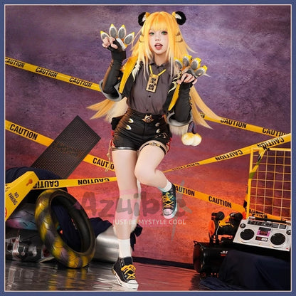 Azuiblc  ゼンレスゾーンゼロ  チー・フーフー 雲嶽山 コスプレ衣装　フーフー　可愛い　イベント　仮装　靴、爪別売り - Azuiblc