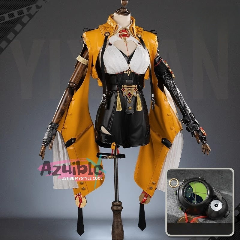Azuiblc　ゼンレスゾーンゼロ イーシェン　コスプレ　儀玄　コスチューム　イベント　　仮装　人工革　Azm12 - Azuiblc