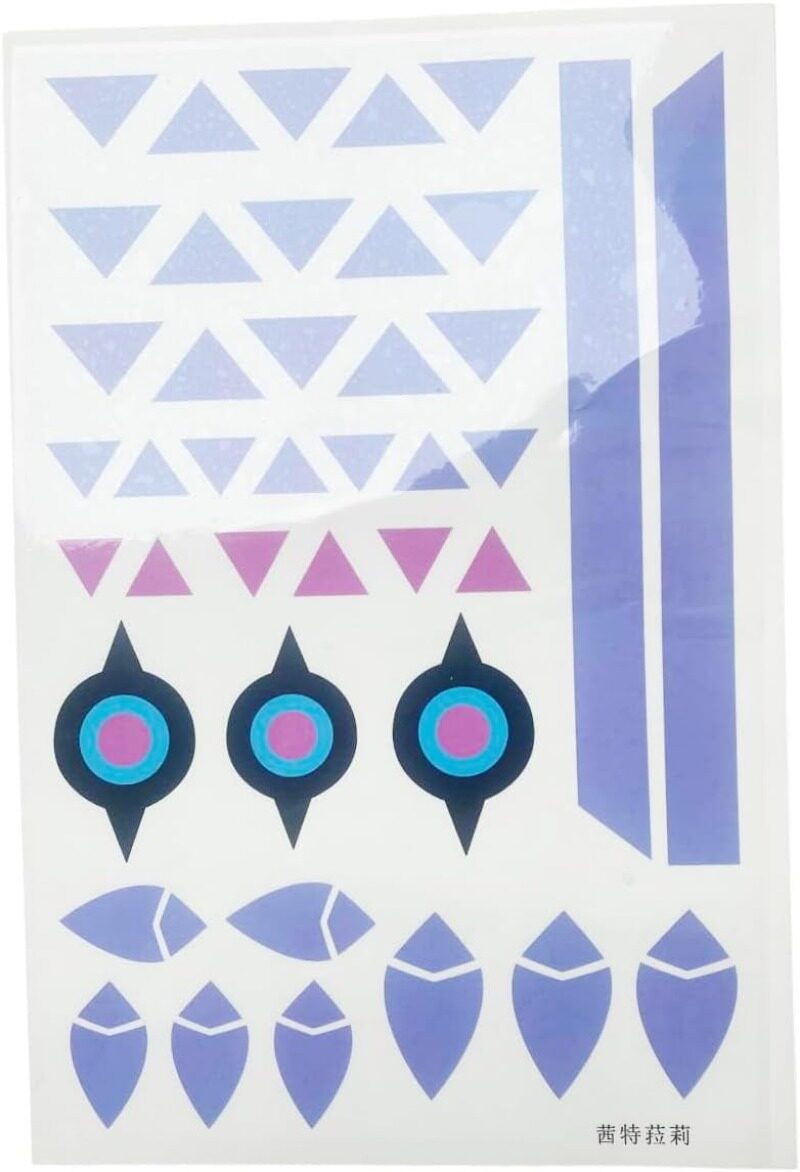 Azuiblc  原神 タトゥーシール 凝光 紗の幽蘭 コスプレ 小物 原神 太もも ボディーシール セット グッズ 人気 おしゃれ 飾り ファッション ハロウィン イベント 装備品 - Azuiblc