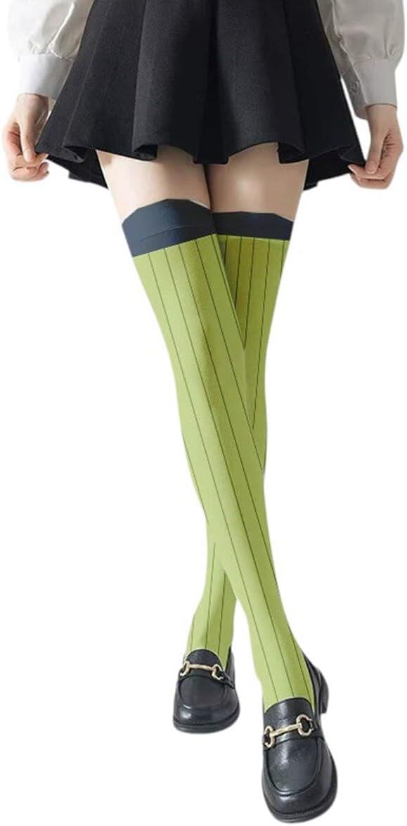 Azuiblc 崩壊スターレイル ハイソックス ホタル 46cm ソックス コスプレ小物 コスプレ グッズ 道具 小物 薄手 渋谷 原宿系 JK ロリータ 夏 アニメ 女の子 - Azuiblc