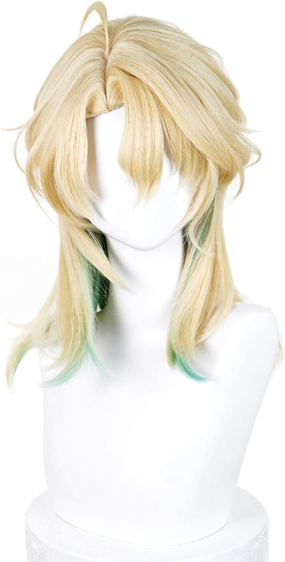 Azuiblc　鳴潮 カルテジア コスプレ フローヴァ　リンネー　モーニエ　シグリカ　かつら リューク・ヘルセン　ウィッグネット付き コスプレ小物 - Azuiblc
