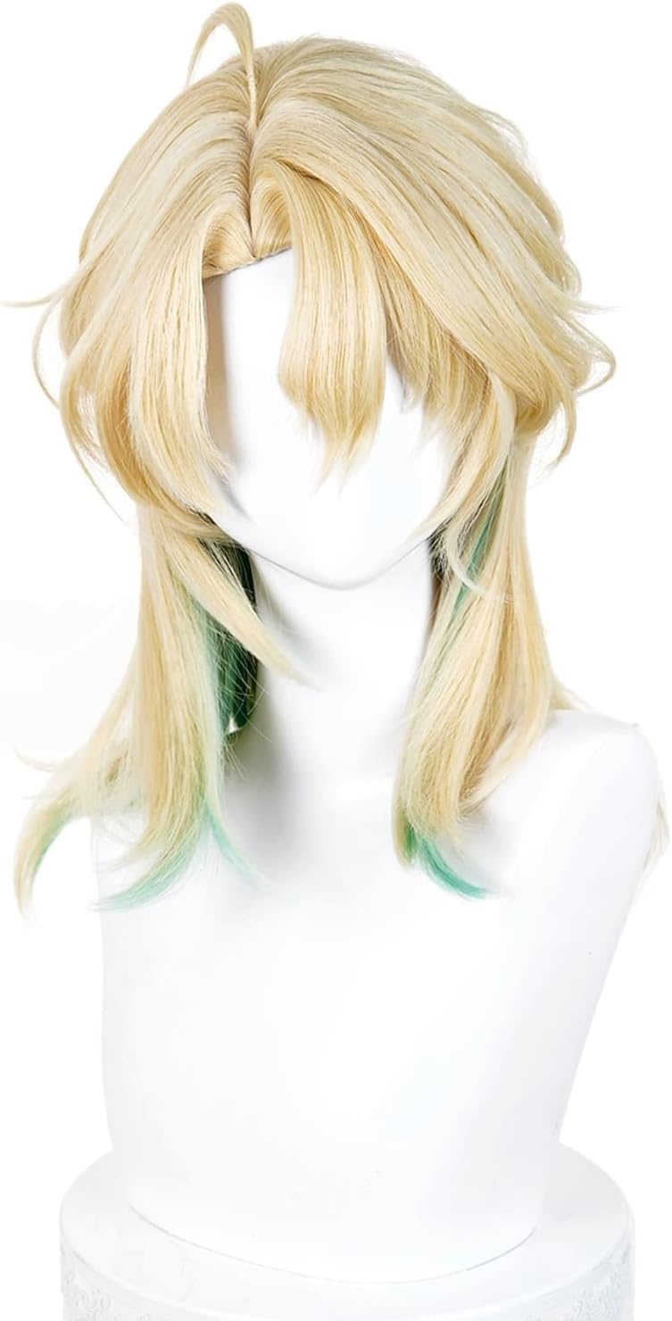 Azuiblc　鳴潮 カルテジア コスプレ フローヴァ　リンネー　モーニエ　シグリカ　かつら リューク・ヘルセン　ウィッグネット付き コスプレ小物 - Azuiblc