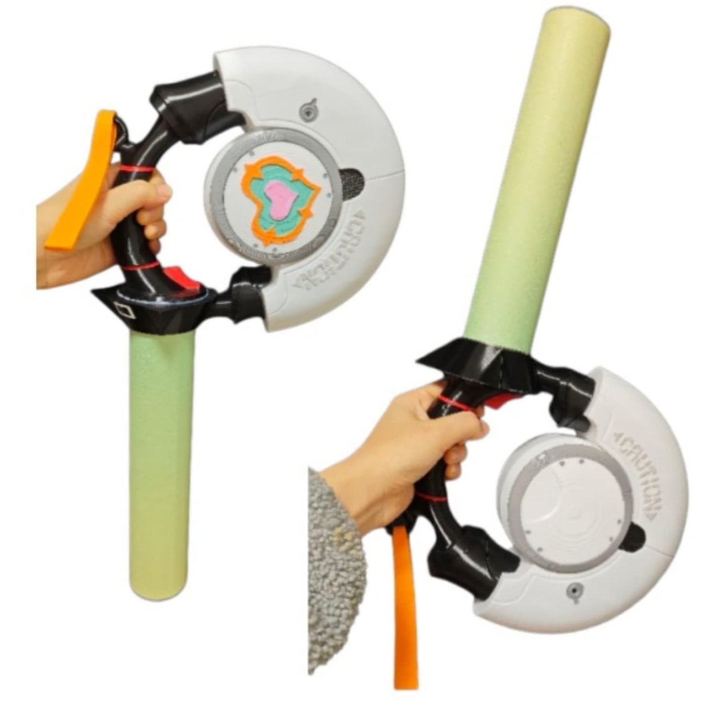 Azuiblc　ゼンゼロ　コスプレ道具 アリア 36cm マイクロフォン マイク 妄想エンジェル アイドル コスプレ petg製 コスプレ小物 イベント 撮影