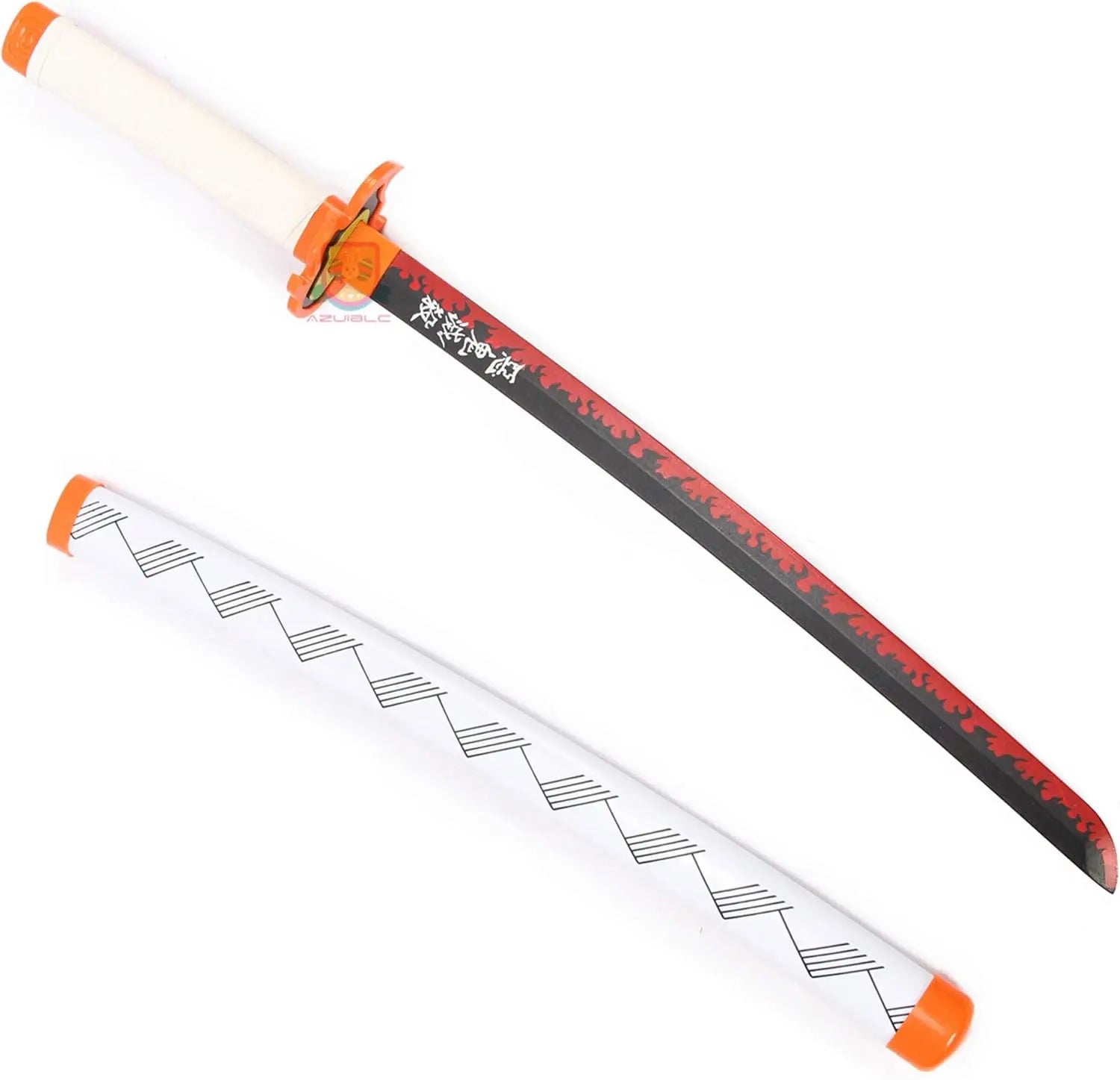 Azuiblc 鬼滅の刃 日輪刀 伊黒小芭内 大人用 100cm蛇柱 いぐろおばない
