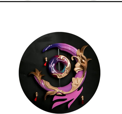 Azuiblc 原神 不滅の月華 法器 コスプレ道具  PVC製 刀 剣 武器 珊瑚宮心海 げんしん Cosplay コスチューム 道具 コスプレグッズ 35*37cm グッズ コスプレ小物 - Azuiblc