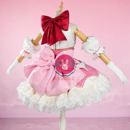 【Azuiblc】魔法少女まどか☆マギカ 鹿目まどか 劇場版 コスプレ 衣装 礼服　ワンピース　魔法少女 可愛い まどマギ　ピンク ロリータ コスチュームセット グッズ cosplay - Azuiblc