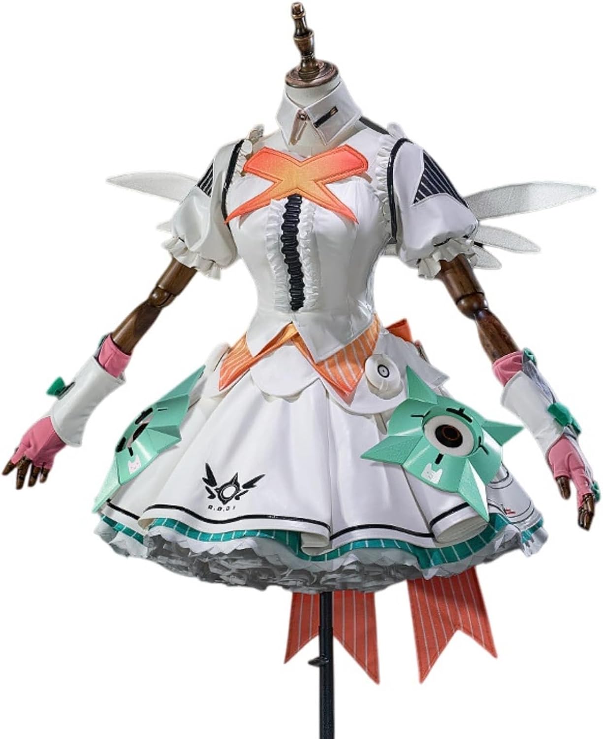 【Azuiblc】ゼンゼロ アリア コスプレ コスプレ衣装 天使の輪 翼 ヘッドホン付き 3Dプリント 妄想エンジェル コスチュームセット cosplay