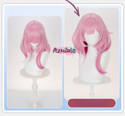 Azuiblc  崩壊スターレイル  キュレネ  ウィッグ　Cyrene　40cm　カツラ　ピンク色　自然感　イベントAzd14 Azuiblc