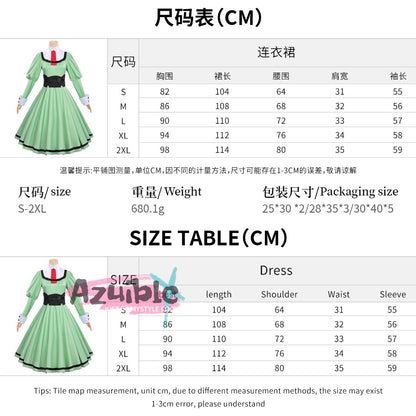 Azuiblc THE RIBBON HERO リボンヒーロー サファイア 　日常服　ワンピース　コスプレ衣装 コスチューム　舞台服　ハロウィン