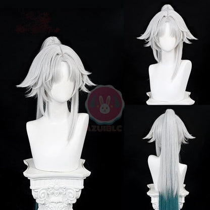 Azuiblc 崩壊スターレイル キュレネ サンデー コスプレ ファイノン ウィッグ ピンク 白 グラデーション ネット付き 耐熱 かつら 鬘 WIG  コスプレ道具 Azuiblc