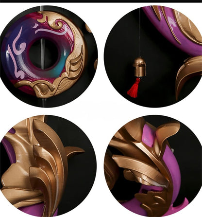 Azuiblc 原神 不滅の月華 法器 コスプレ道具  PVC製 刀 剣 武器 珊瑚宮心海 げんしん Cosplay コスチューム 道具 コスプレグッズ 35*37cm グッズ コスプレ小物 - Azuiblc