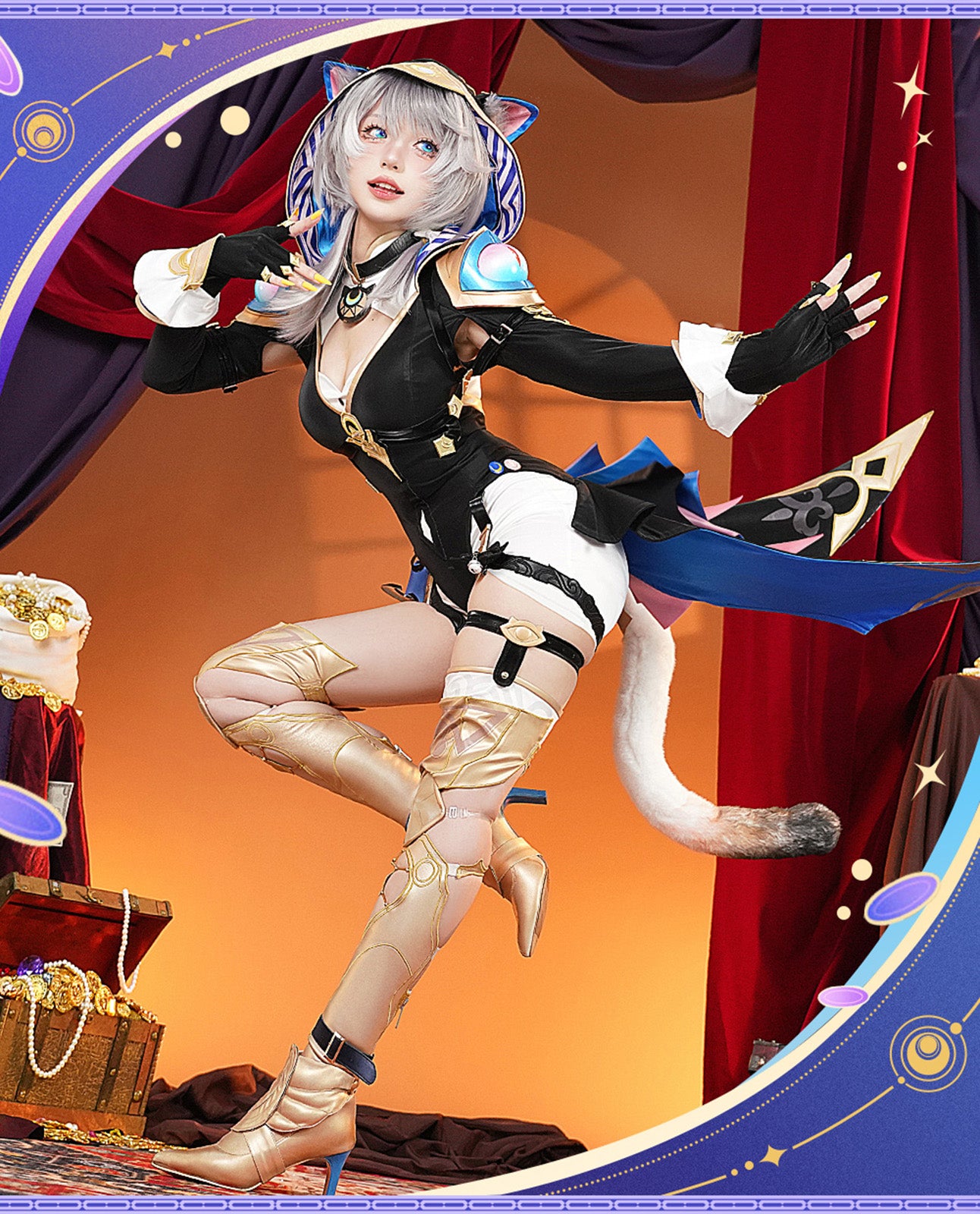 崩壊スターレイル サフェル コスプレ衣装＋靴 Azuiblc】 崩壊 スターレイル サフェル セファリア コスプレ衣装靴