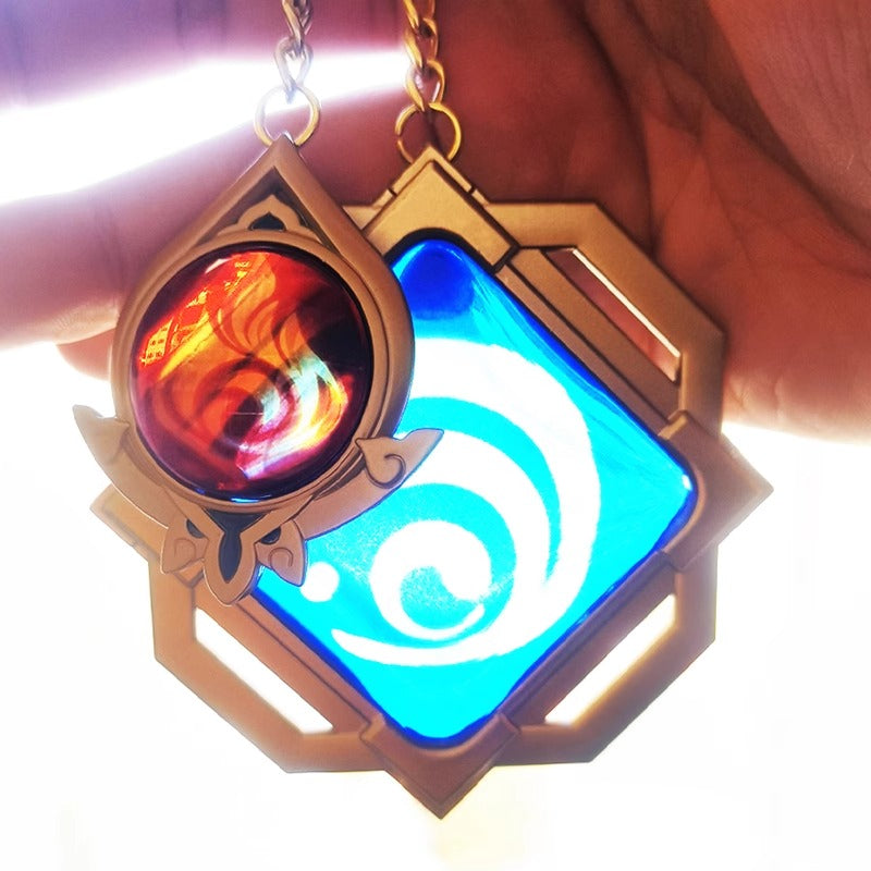 azuiblc　原神 神の目　コスプレ　1：1神の目　10cm　キーホルダー　アクセサリー　おもちゃ - Azuiblc