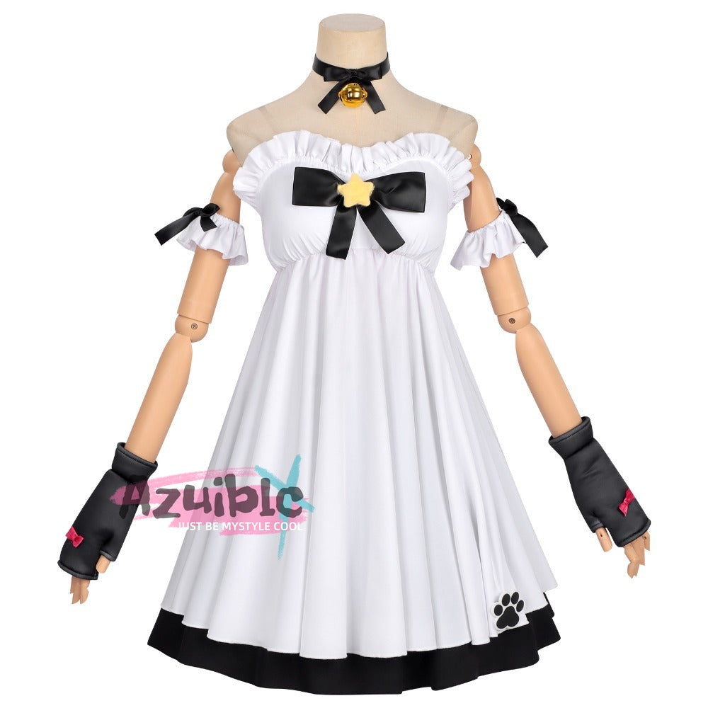 Azuiblc　NTE ナナリ ネバエバ  猛虎  コスプレ衣装　ドレス　帽子＋手袋付　ワンピース　ハロウィン　舞台服