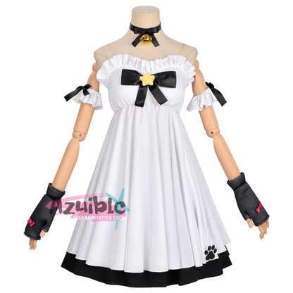 Azuiblc　NTE ナナリ ネバエバ  猛虎  コスプレ衣装　ドレス　帽子＋手袋付　ワンピース　ハロウィン　舞台服
