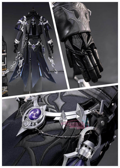 Azuiblc 原神　 Flins フリンズ　コスプレ衣装  ナドクライ　学園祭　イベント　ライトキーパー　ウィッグ+シューズ+武器追加可能　Halloween　cosplay - Azuiblc