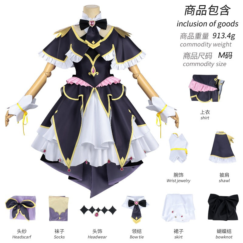 Azuiblc　名探偵プリキュア！明智 あんな  森亜 るるか　小林 みくる　コスプレ衣装　ドレス　舞台服　コスチューム