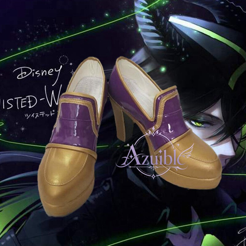 Azuiblc ツイステ Riddle Rosehearts リドル コスプレ靴｜Disney Twisted-Wonderland 全員対応