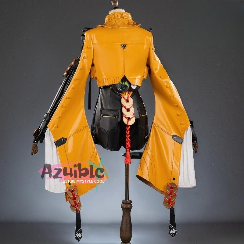 Azuiblc　ゼンレスゾーンゼロ イーシェン　コスプレ　儀玄　コスチューム　イベント　　仮装　人工革　Azm12 - Azuiblc
