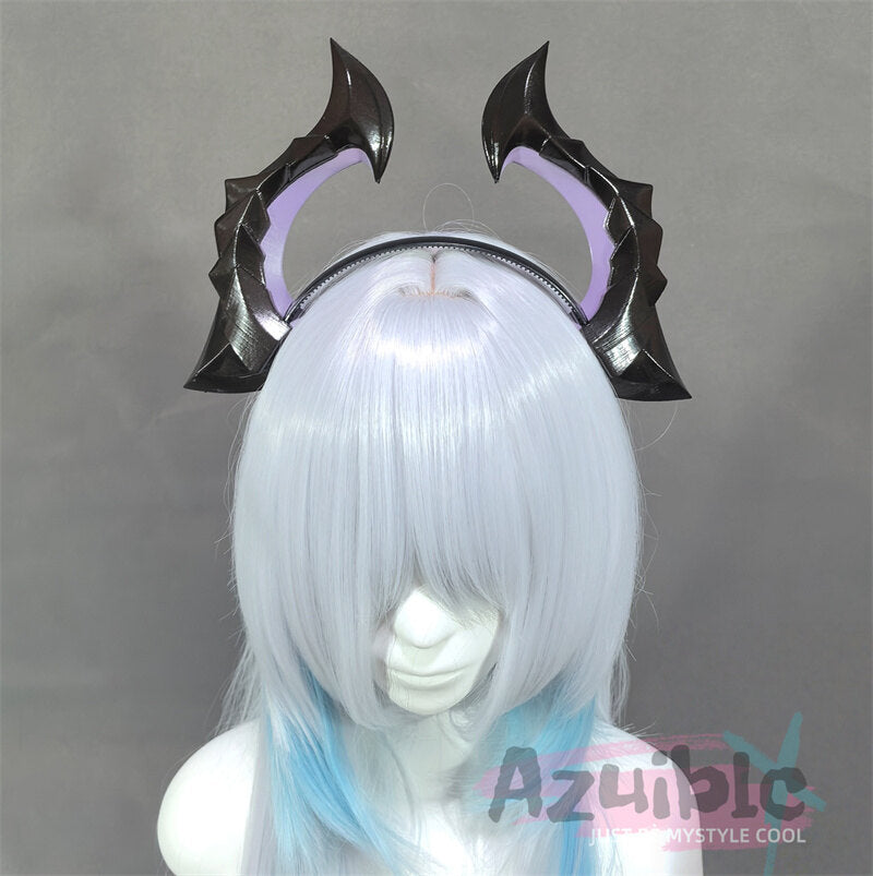 Azuiblc  原神 ドゥリン　Durin　コスプレ ドラコ・ルベド座　　髪飾り　萌えグッズ　角　武器＋ウィッグ別途追加可能　魔龍ドゥリン　仮装　ハロウィン - Azuiblc