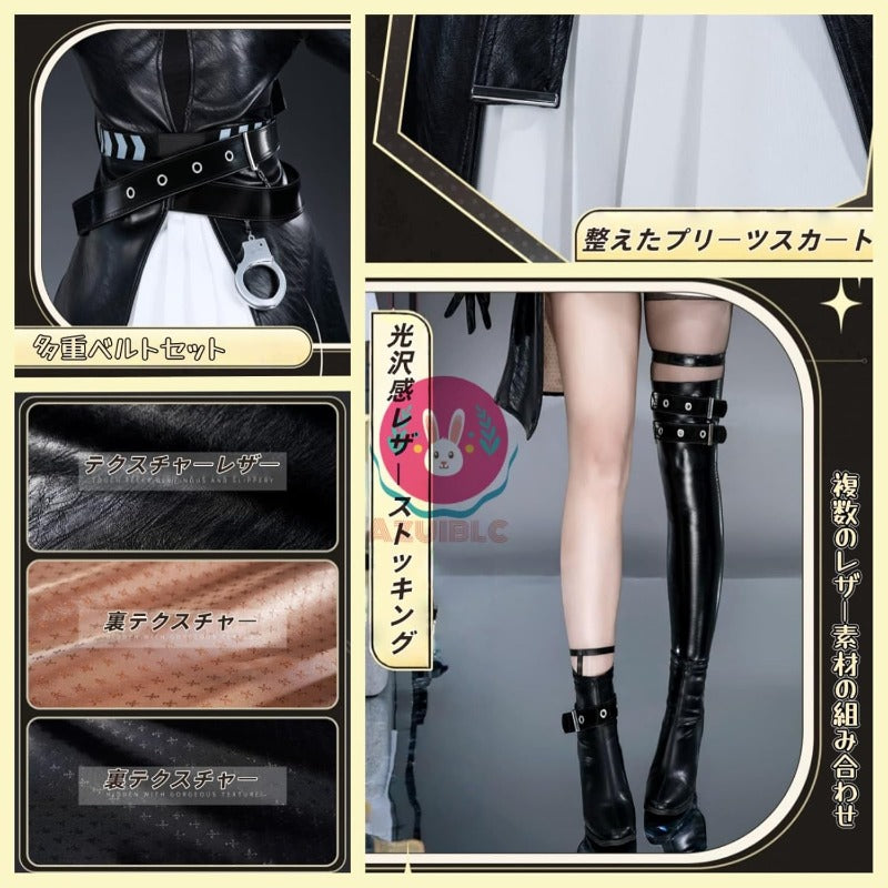 【Azuiblc】スターレイル 朽葉 くちば コスプレ衣装 手枷付き 金属肩章 コスプレ 治安官 コスチュームセット cosplay