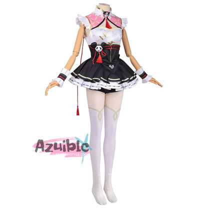 Azuiblc　NTE ちぃちゃん コスプレ衣装 ちぃちゃんコスチューム　ポップン・パンダ　ネバエバ　イベント　中華風　パンダ風　ハロウィン　仮装
