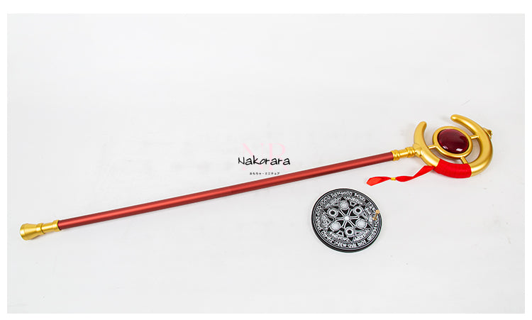 Azuiblc 葬送のフリーレン 法杖　1：1レプリカ　合金製　武器レプリカ　2.65Kg　151cm　本格　アクセサリー　コスプレ道具　魔法道具　武器 - Azuiblc