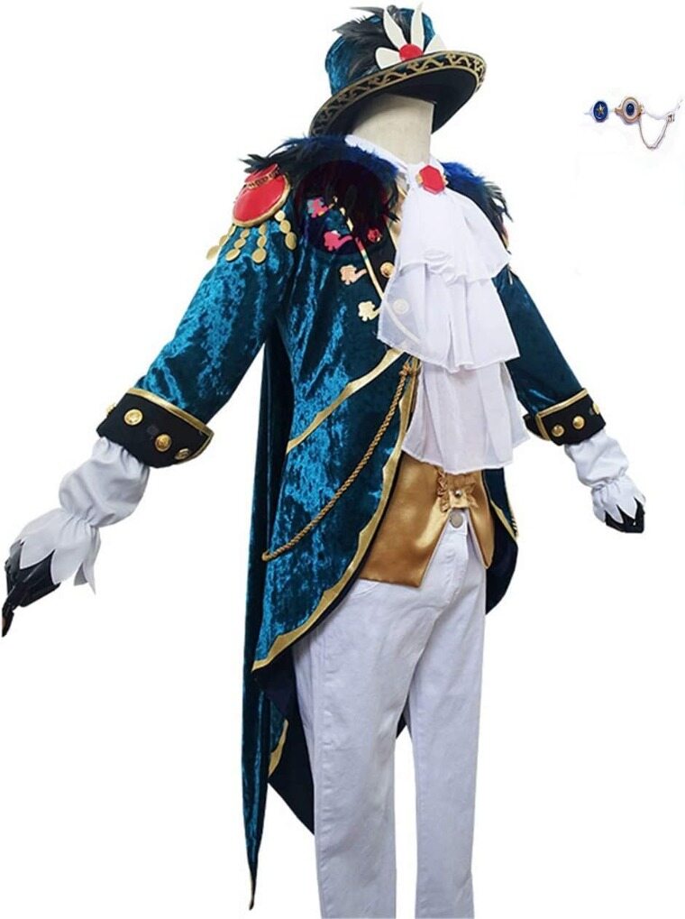 Azuiblc   第五人格 アマツバメ ハンサム  曲芸師風 マイク  イケメン 男女兼用 仮装 変装 コスプレ衣装 コスチューム クリスマスプレゼント ハロイン - Azuiblc