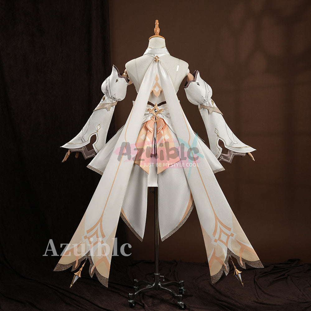 Azuiblc　原神 　蛍 新たなる天地 コスプレ衣装　ドレス　ワンピース　可愛い　仮装　発光可能　イベント　舞台服　3d樹脂パーツ