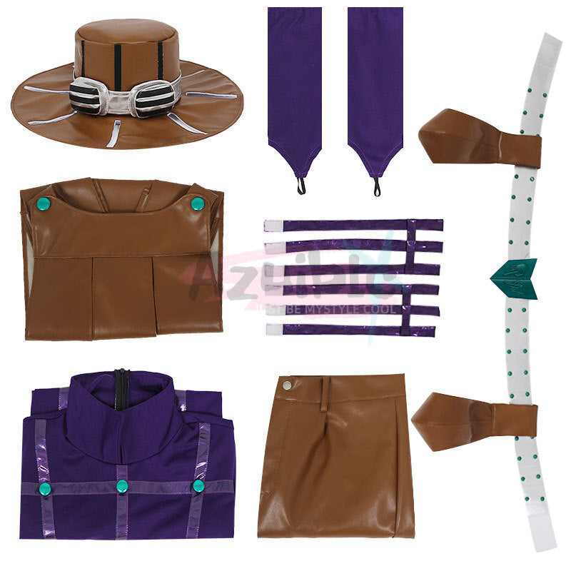 Azuiblc ジョジョの奇妙な冒険　ジャイロ・ツェペリ　 ディオ　パンナコッタ　ジョルノ　シーザー　コスプレ衣装　コスチューム　イベントAzd12 - Azuiblc