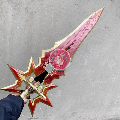 原神 両手剣 千烈の日輪 マーヴィカ 110CM 炎神 武器 PU製 剣 刀 武器 コスプレ道具 - Azuiblc