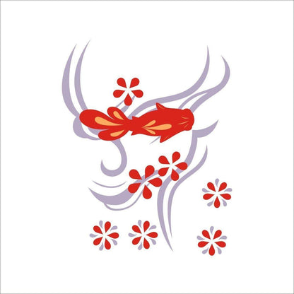 Azuiblc  原神 タトゥーシール 凝光 紗の幽蘭 コスプレ 小物 原神 太もも ボディーシール セット グッズ 人気 おしゃれ 飾り ファッション ハロウィン イベント 装備品 - Azuiblc