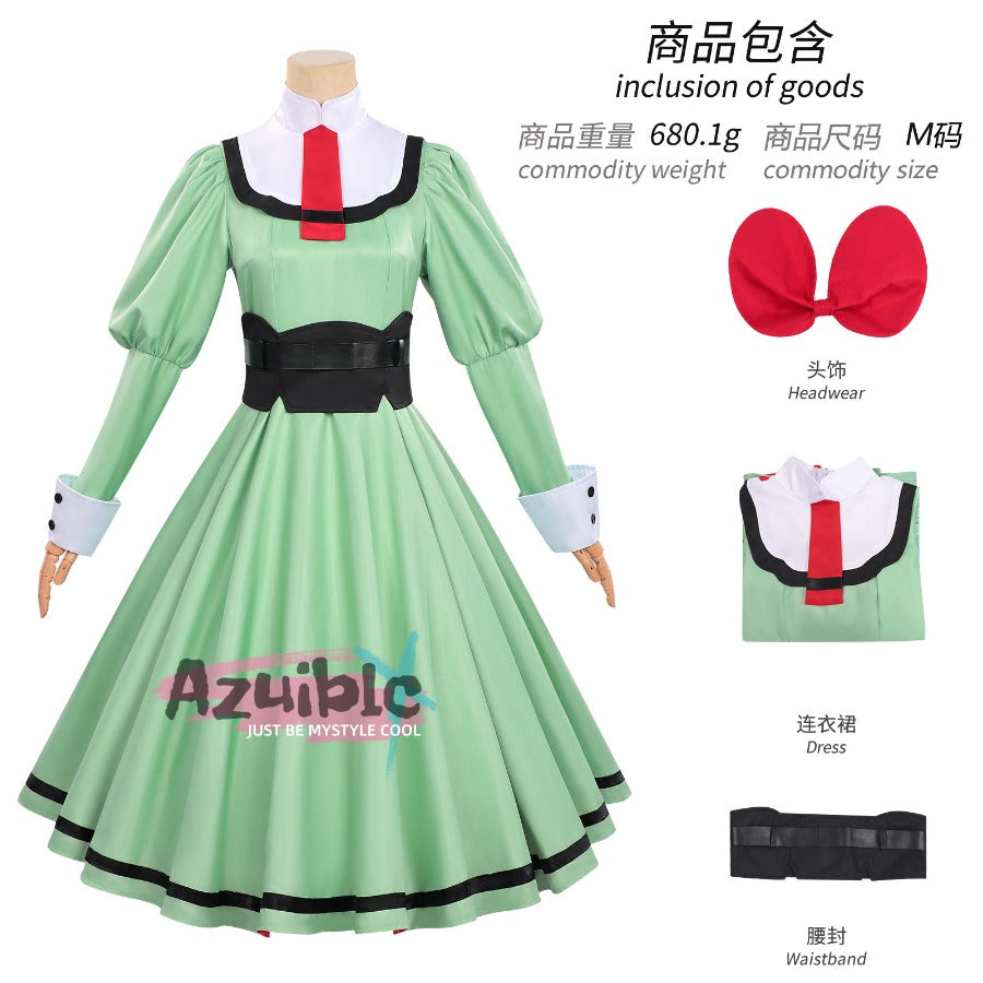 Azuiblc THE RIBBON HERO リボンヒーロー サファイア 　日常服　ワンピース　コスプレ衣装 コスチューム　舞台服　ハロウィン