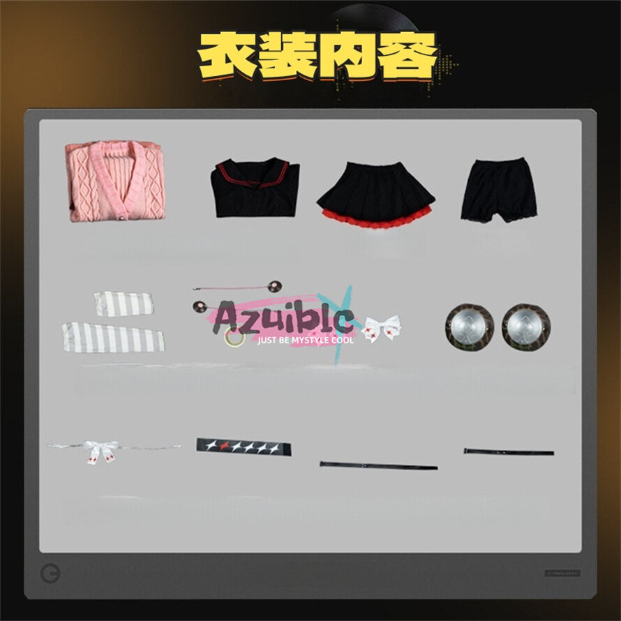 在庫は完売しました Azuiblc ゼンレスゾーンゼロ 浮波柚葉 コスプレ衣装 Ukinami Yuzuha　かまちー ぬいぐるみ  リュックサック コスプレ道具　高精度再現  送料無料 イベント Azuiblc