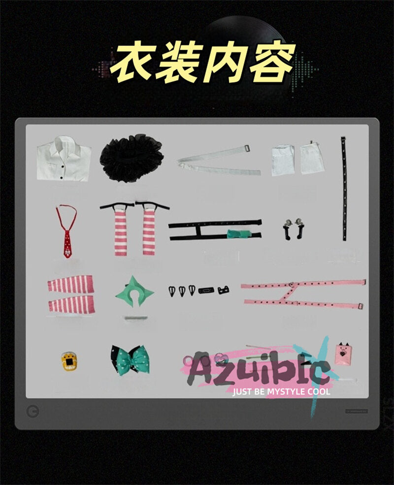 Azuiblc　ゼンレスゾーンゼロ　 千夏蕾咪　バーチャルアイドル　 千夏　大天使　レミエル 　コスプレ　 ゼンゼロ　 ChinatsuRemiel　 拡声器+鞄追加　 コスプレ衣装  - Azuiblc
