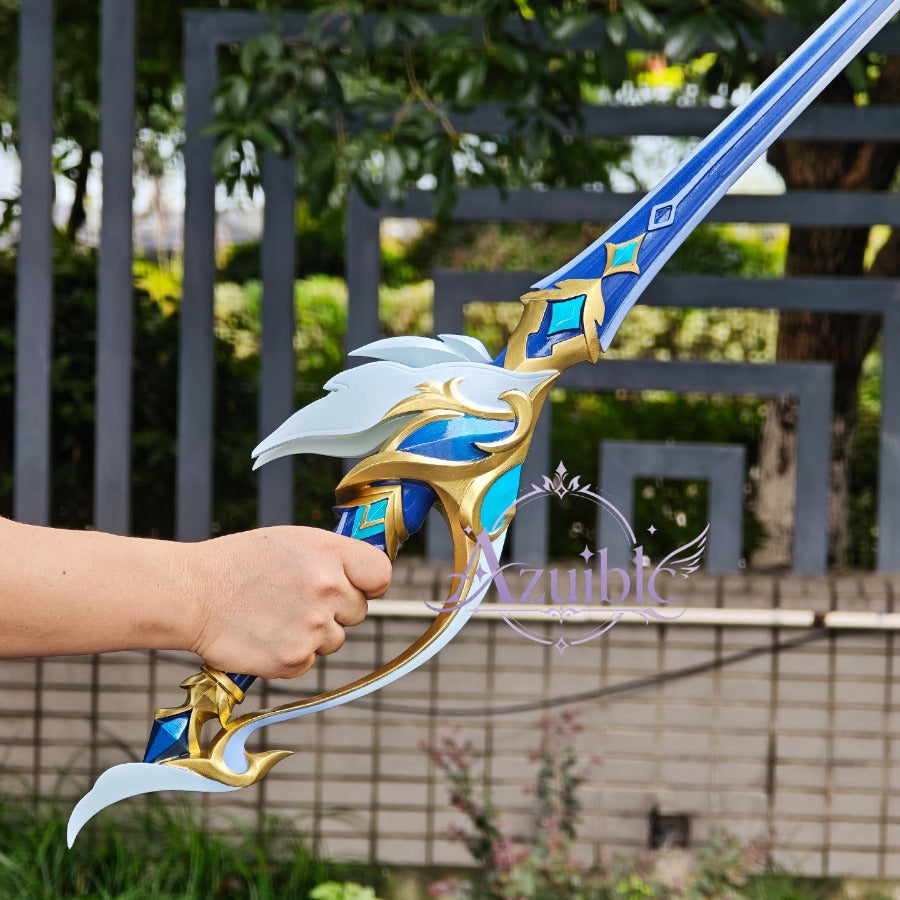 Azuiblc 原神 オデット コスプレ道具 剣｜武器 PU製 撮影用 小道具 Genshin Impact