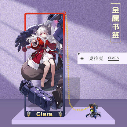 Azuiblc 崩壊スターレイル 　アナイクス　栞　9cm　キャストリス　ヒアンシー　サフェル　金属製　おもちゃ　萌えグッズ - Azuiblc