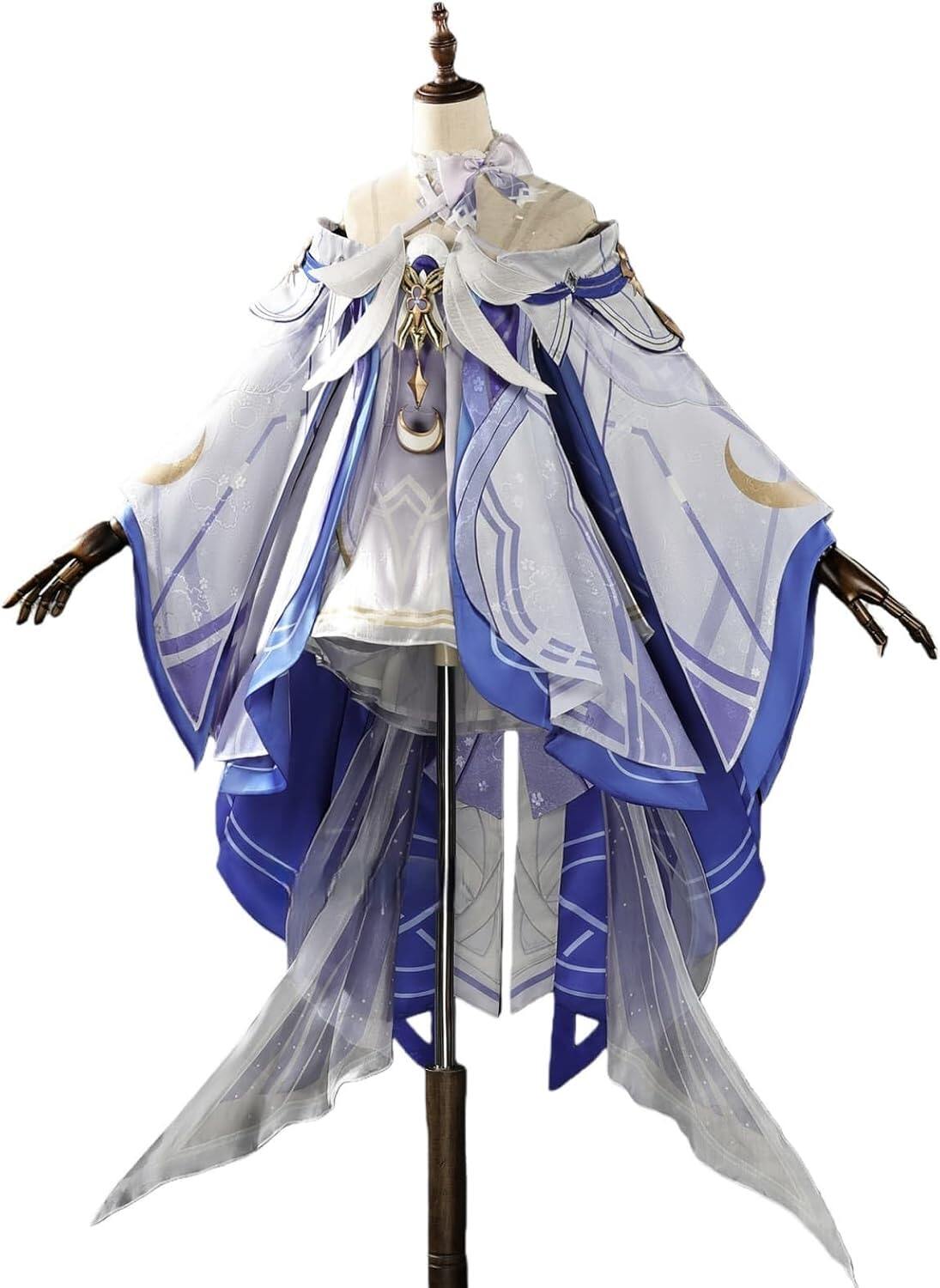 Azuiblc 原神 少女 コロンビーナ コスプレ衣装 月神 クータル 可愛い ロリータ コスチュームセット アニメ cosplay - Azuiblc