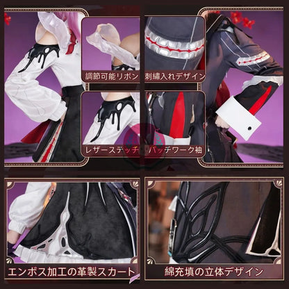 【Azuiblc】 崩壊 スターレイル コスプレ衣装 三月なのか 長夜月 靴カバー付き 金属アクセサリー コスプレ コスチュームセット おしゃれ グッズ アニメ cosplay Azuiblc